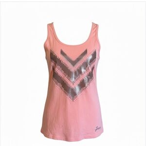 Guess light pink tank